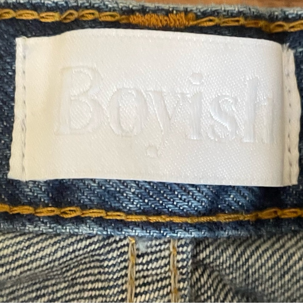 Boyish High Rise Blue Jeans - Picture 9 of 15